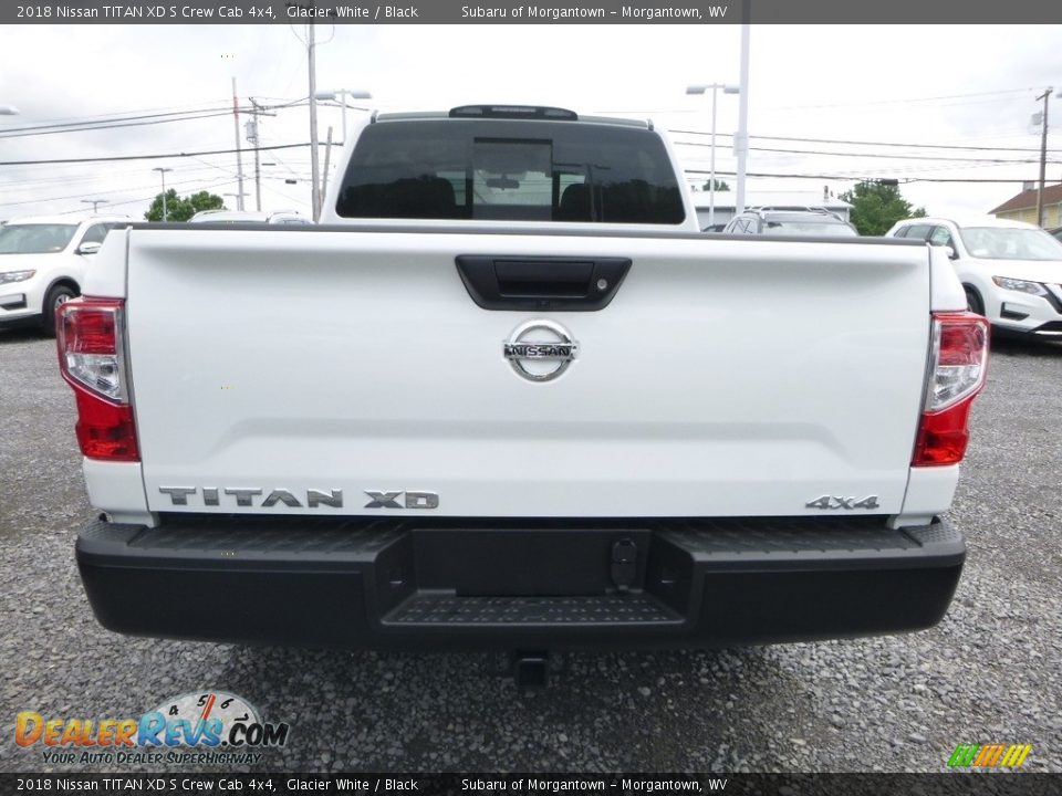 2018 Nissan TITAN XD S Crew Cab 4x4 Glacier White / Black Photo #5