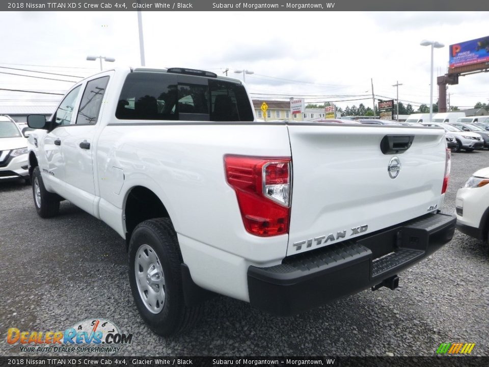 2018 Nissan TITAN XD S Crew Cab 4x4 Glacier White / Black Photo #6