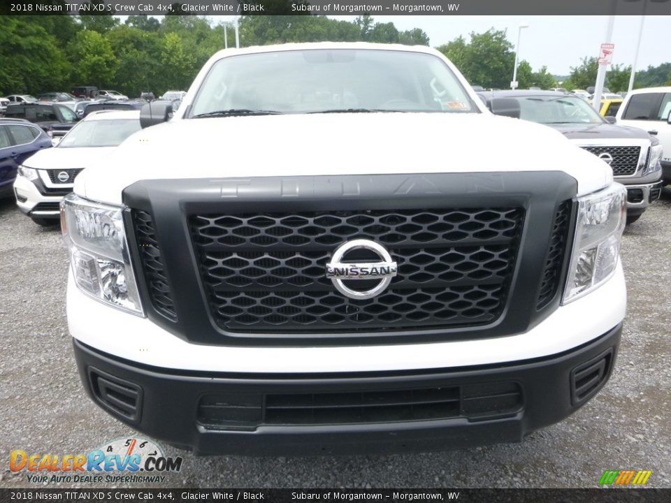 2018 Nissan TITAN XD S Crew Cab 4x4 Glacier White / Black Photo #8