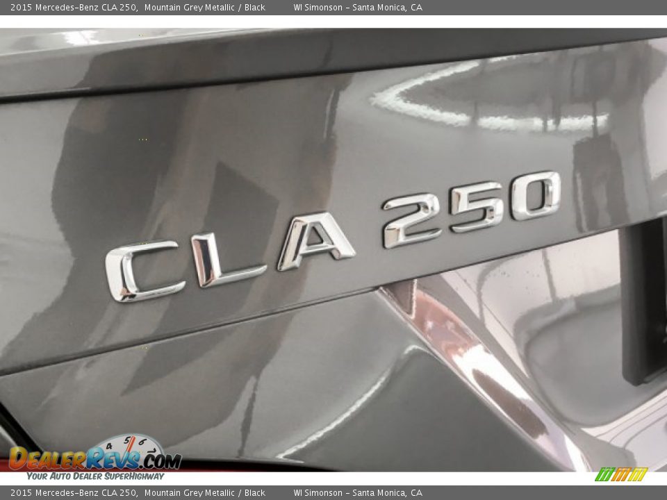 2015 Mercedes-Benz CLA 250 Mountain Grey Metallic / Black Photo #7