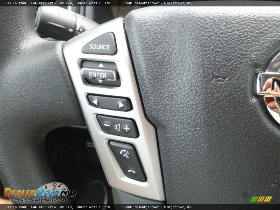2018 Nissan TITAN XD S Crew Cab 4x4 Glacier White / Black Photo #19