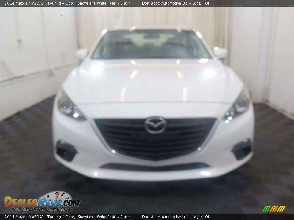 2014 Mazda MAZDA3 i Touring 4 Door Snowflake White Pearl / Black Photo #6