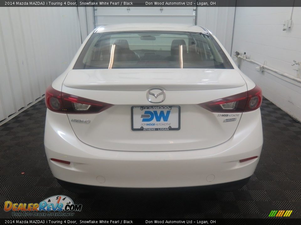 2014 Mazda MAZDA3 i Touring 4 Door Snowflake White Pearl / Black Photo #10