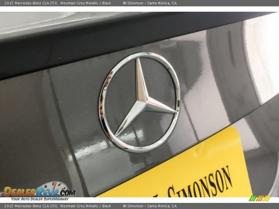 2015 Mercedes-Benz CLA 250 Mountain Grey Metallic / Black Photo #32