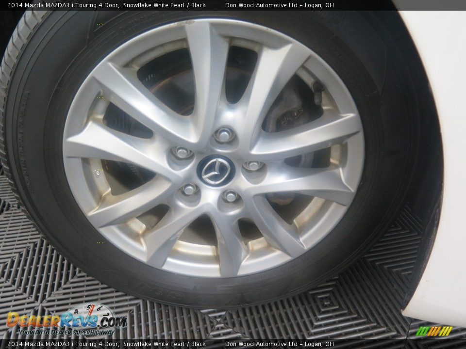 2014 Mazda MAZDA3 i Touring 4 Door Snowflake White Pearl / Black Photo #23