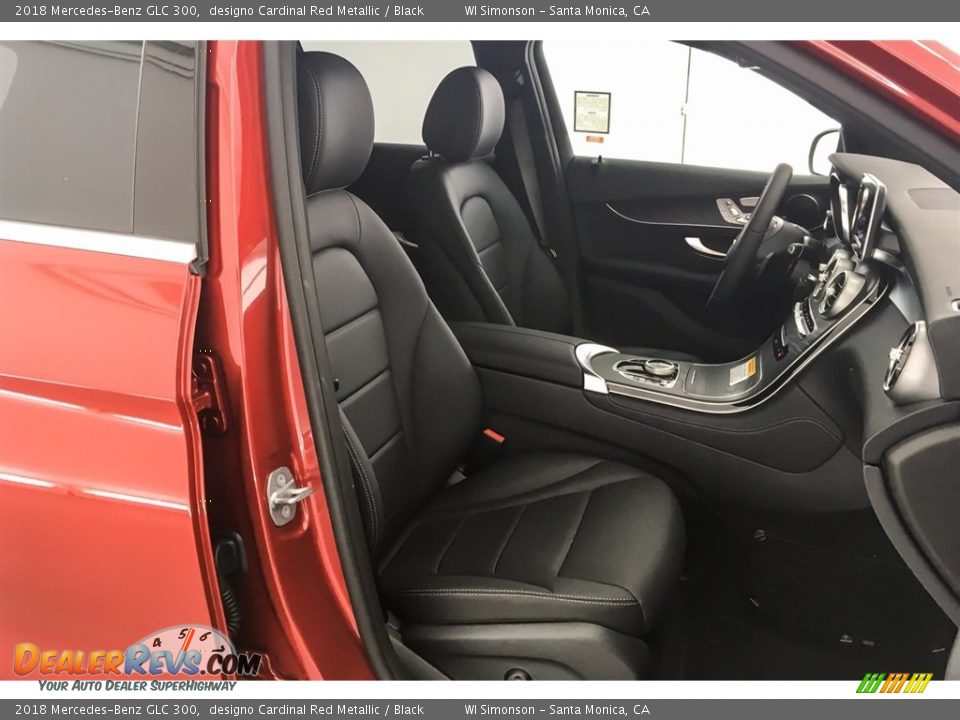 2018 Mercedes-Benz GLC 300 designo Cardinal Red Metallic / Black Photo #2