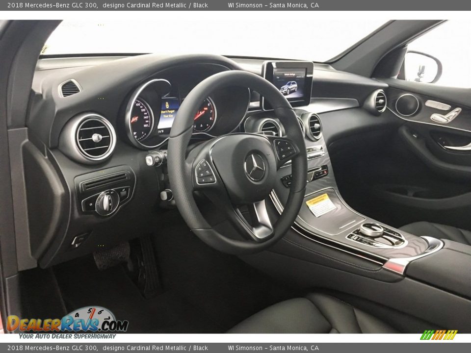 2018 Mercedes-Benz GLC 300 designo Cardinal Red Metallic / Black Photo #5