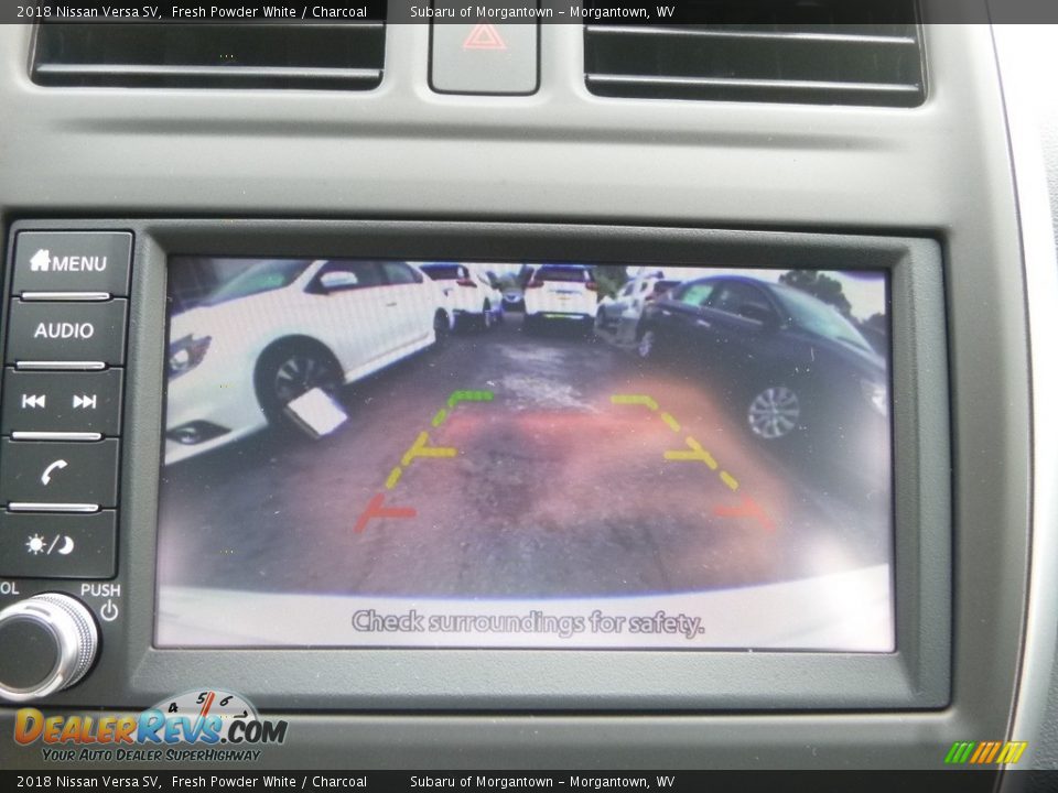 2018 Nissan Versa SV Fresh Powder White / Charcoal Photo #18