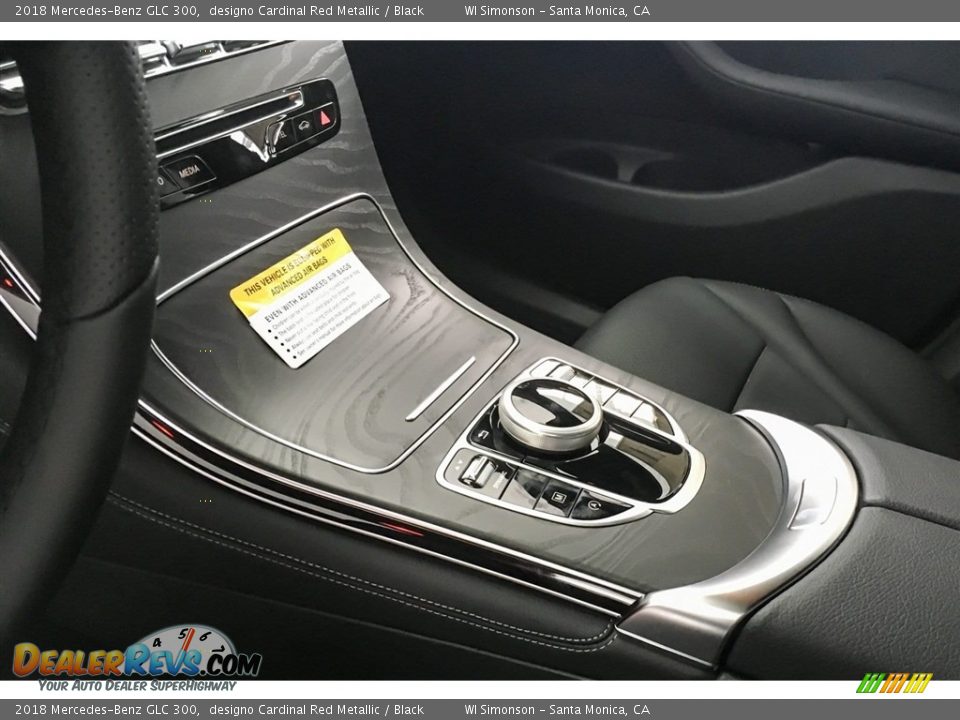 2018 Mercedes-Benz GLC 300 designo Cardinal Red Metallic / Black Photo #7