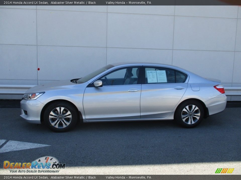 2014 Honda Accord LX Sedan Alabaster Silver Metallic / Black Photo #2