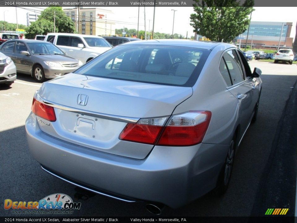 2014 Honda Accord LX Sedan Alabaster Silver Metallic / Black Photo #5
