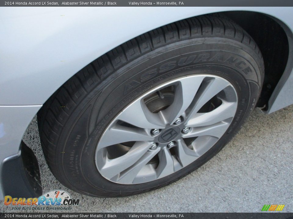 2014 Honda Accord LX Sedan Alabaster Silver Metallic / Black Photo #6