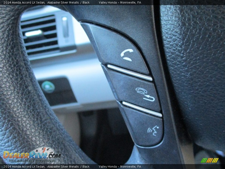 2014 Honda Accord LX Sedan Alabaster Silver Metallic / Black Photo #17