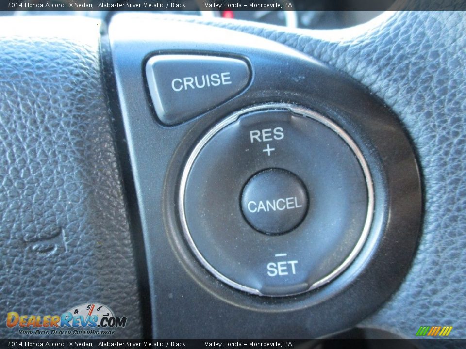 2014 Honda Accord LX Sedan Alabaster Silver Metallic / Black Photo #18