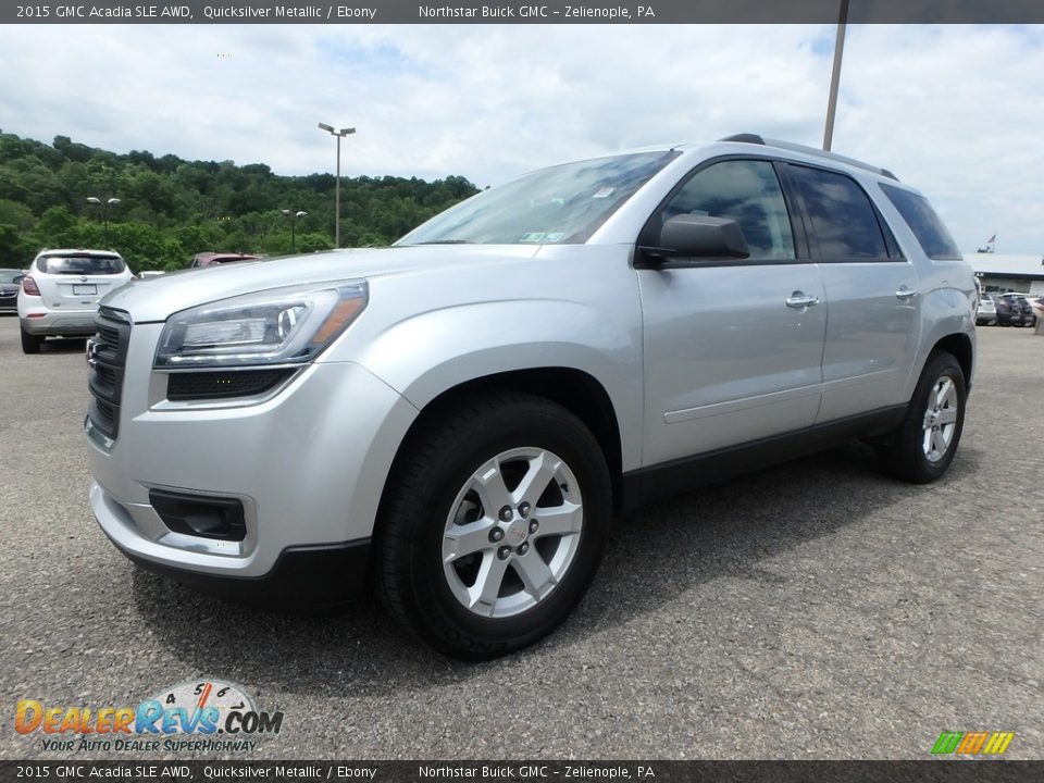 2015 GMC Acadia SLE AWD Quicksilver Metallic / Ebony Photo #1