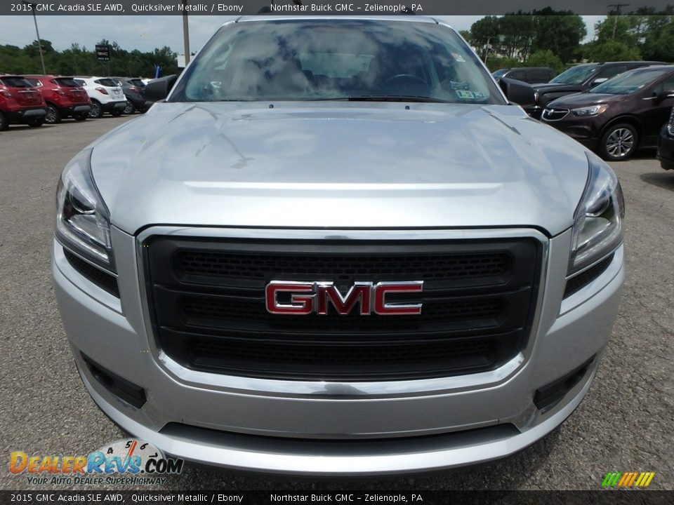 2015 GMC Acadia SLE AWD Quicksilver Metallic / Ebony Photo #2
