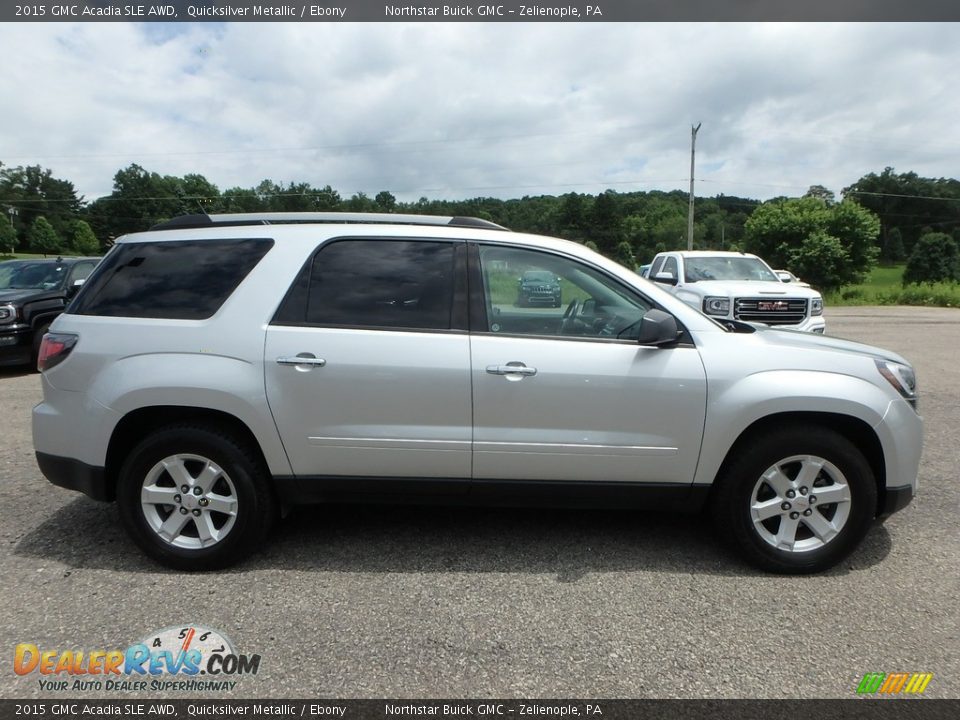2015 GMC Acadia SLE AWD Quicksilver Metallic / Ebony Photo #5
