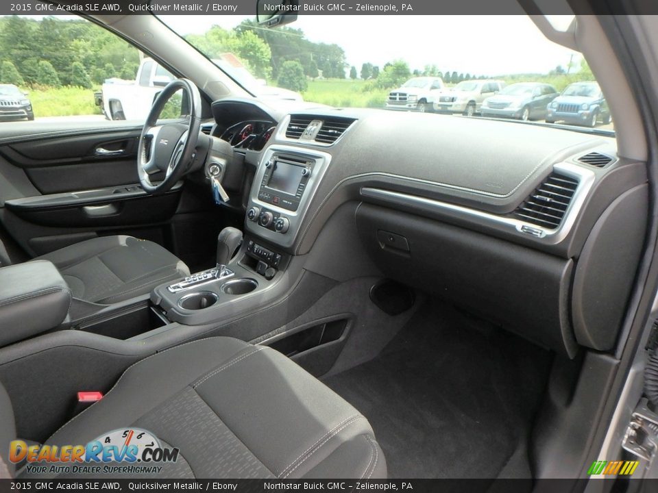 2015 GMC Acadia SLE AWD Quicksilver Metallic / Ebony Photo #6