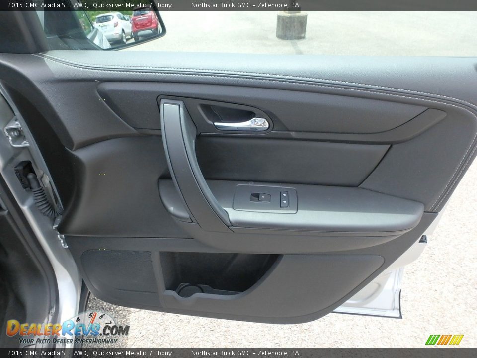 2015 GMC Acadia SLE AWD Quicksilver Metallic / Ebony Photo #7