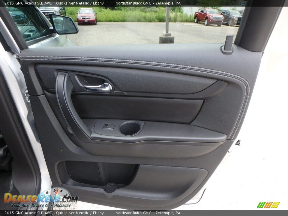 2015 GMC Acadia SLE AWD Quicksilver Metallic / Ebony Photo #9