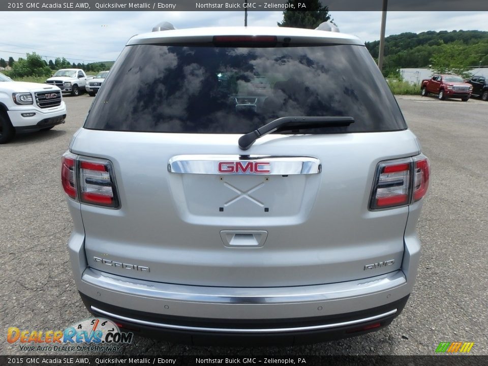 2015 GMC Acadia SLE AWD Quicksilver Metallic / Ebony Photo #11