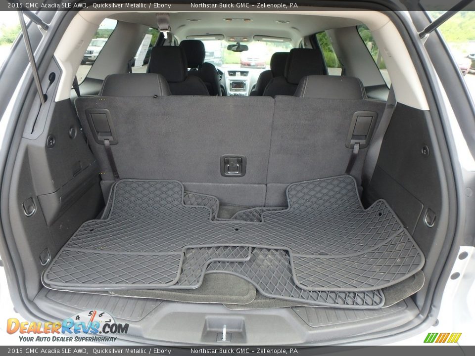 2015 GMC Acadia SLE AWD Quicksilver Metallic / Ebony Photo #12