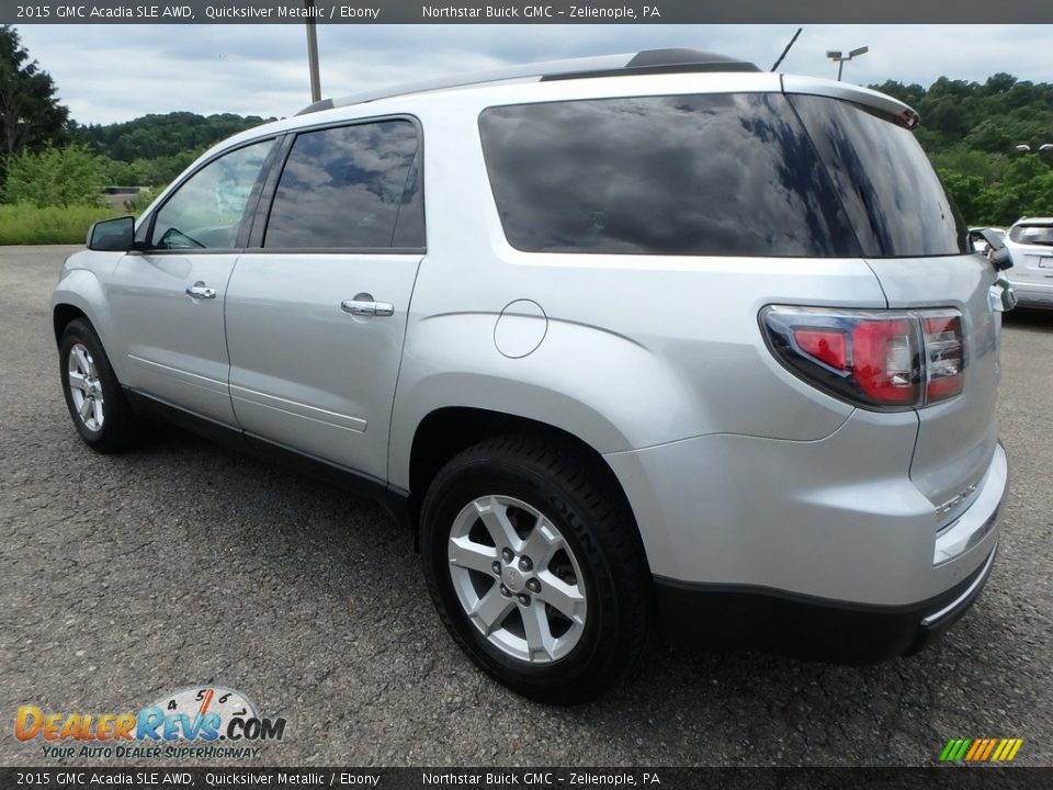 2015 GMC Acadia SLE AWD Quicksilver Metallic / Ebony Photo #13