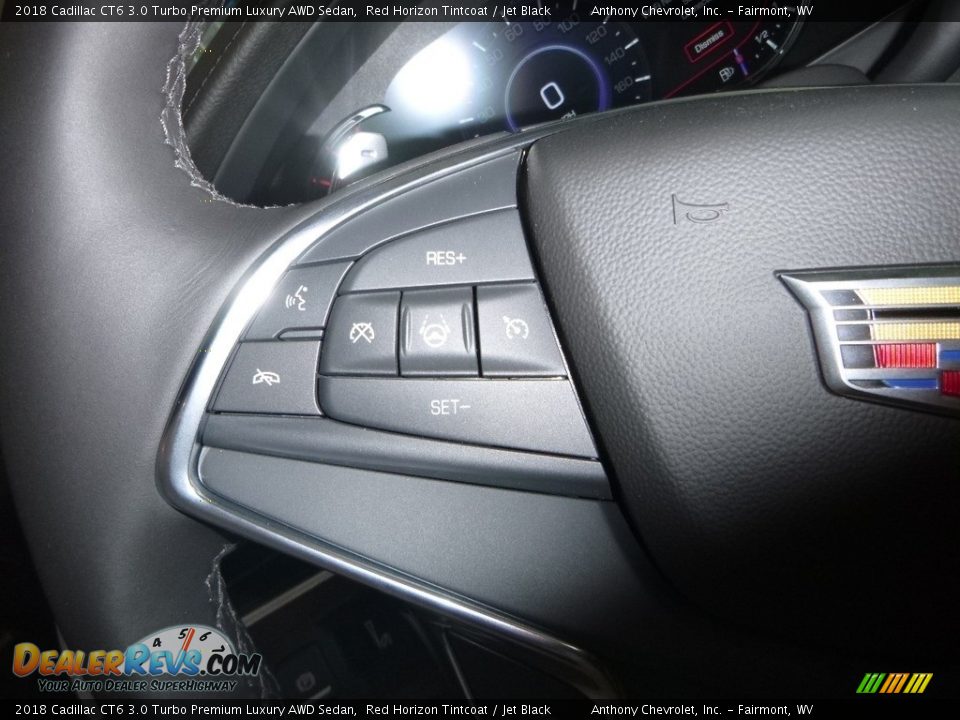 2018 Cadillac CT6 3.0 Turbo Premium Luxury AWD Sedan Red Horizon Tintcoat / Jet Black Photo #20