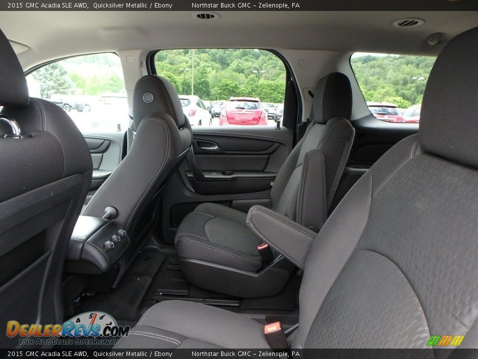 2015 GMC Acadia SLE AWD Quicksilver Metallic / Ebony Photo #17