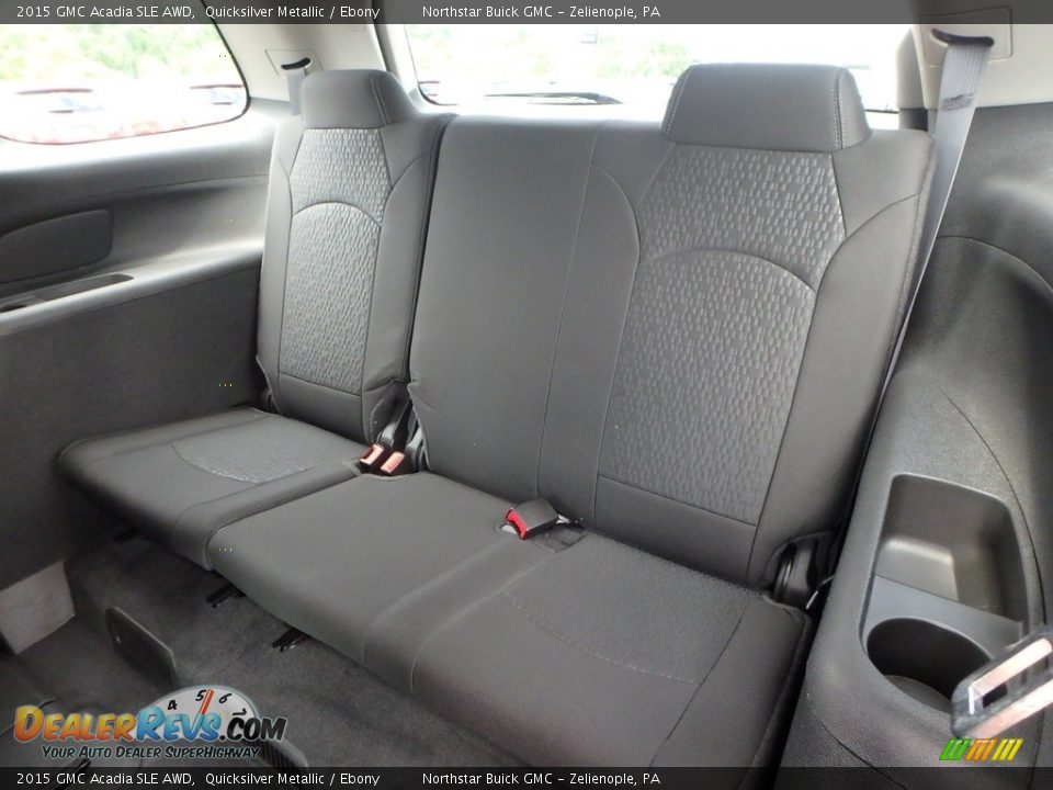 2015 GMC Acadia SLE AWD Quicksilver Metallic / Ebony Photo #18