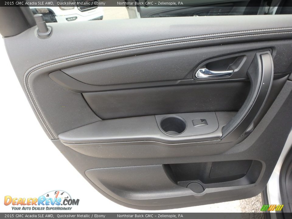 2015 GMC Acadia SLE AWD Quicksilver Metallic / Ebony Photo #20