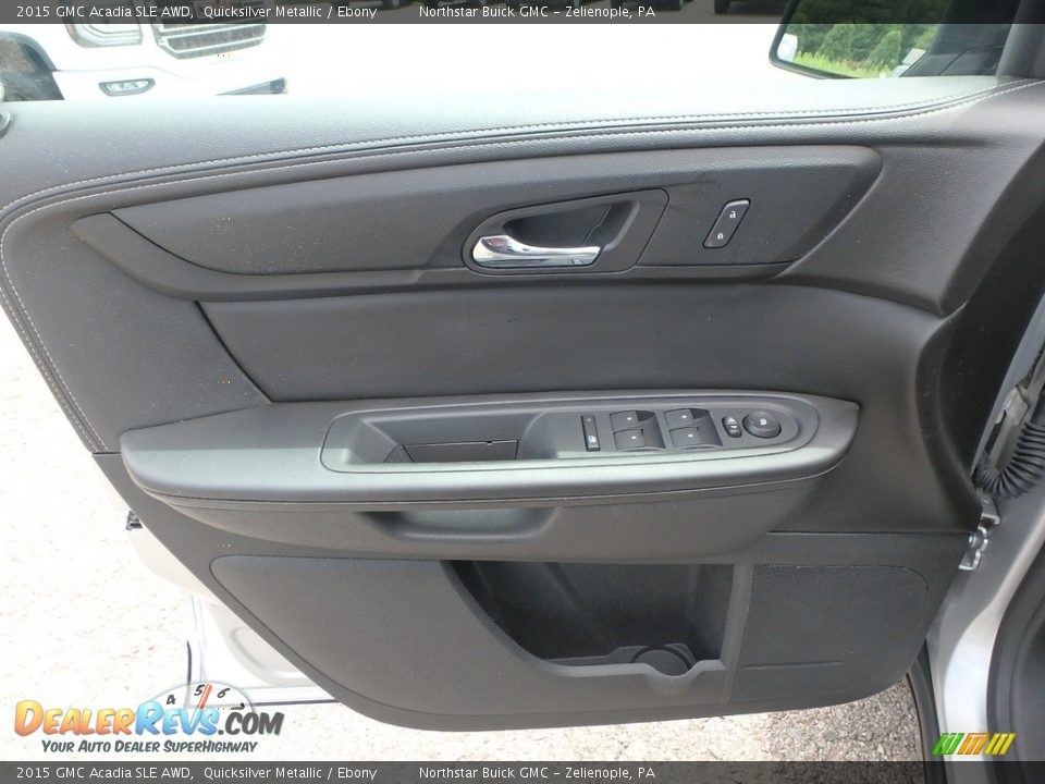 2015 GMC Acadia SLE AWD Quicksilver Metallic / Ebony Photo #21