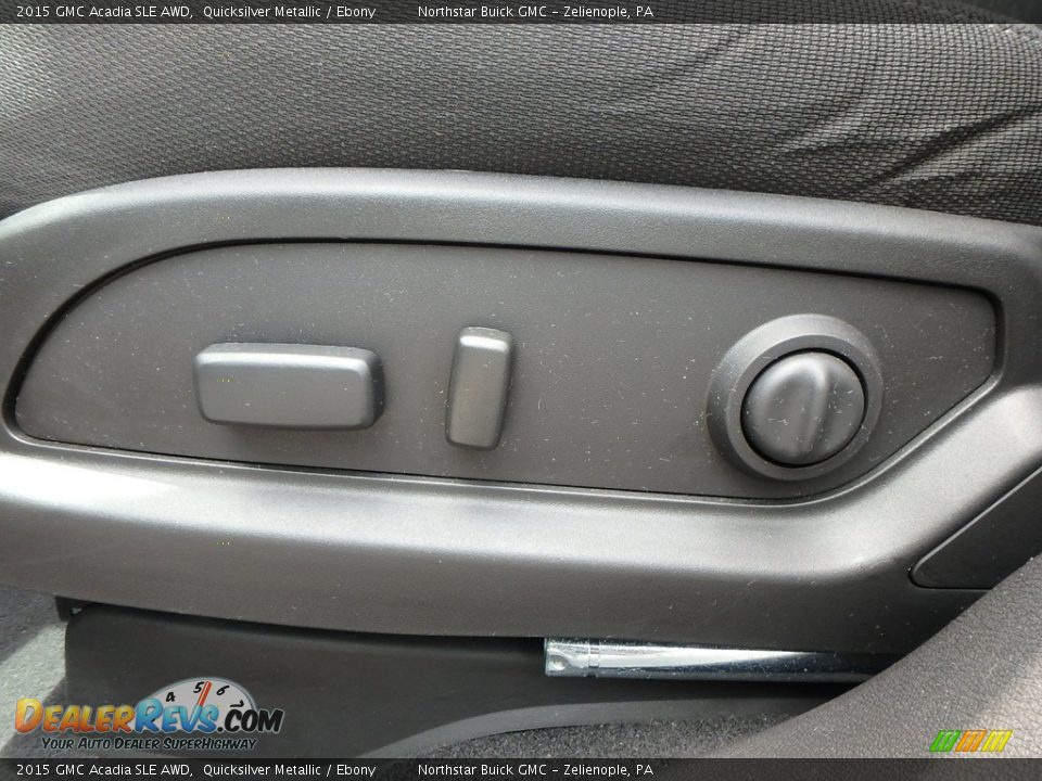 2015 GMC Acadia SLE AWD Quicksilver Metallic / Ebony Photo #22