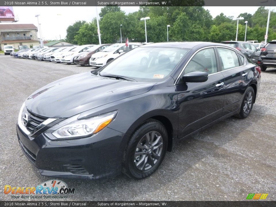 2018 Nissan Altima 2.5 S Storm Blue / Charcoal Photo #8