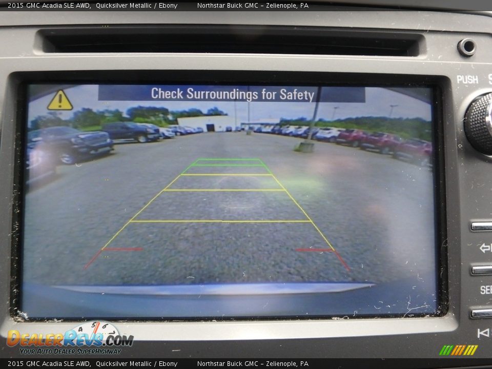 2015 GMC Acadia SLE AWD Quicksilver Metallic / Ebony Photo #27