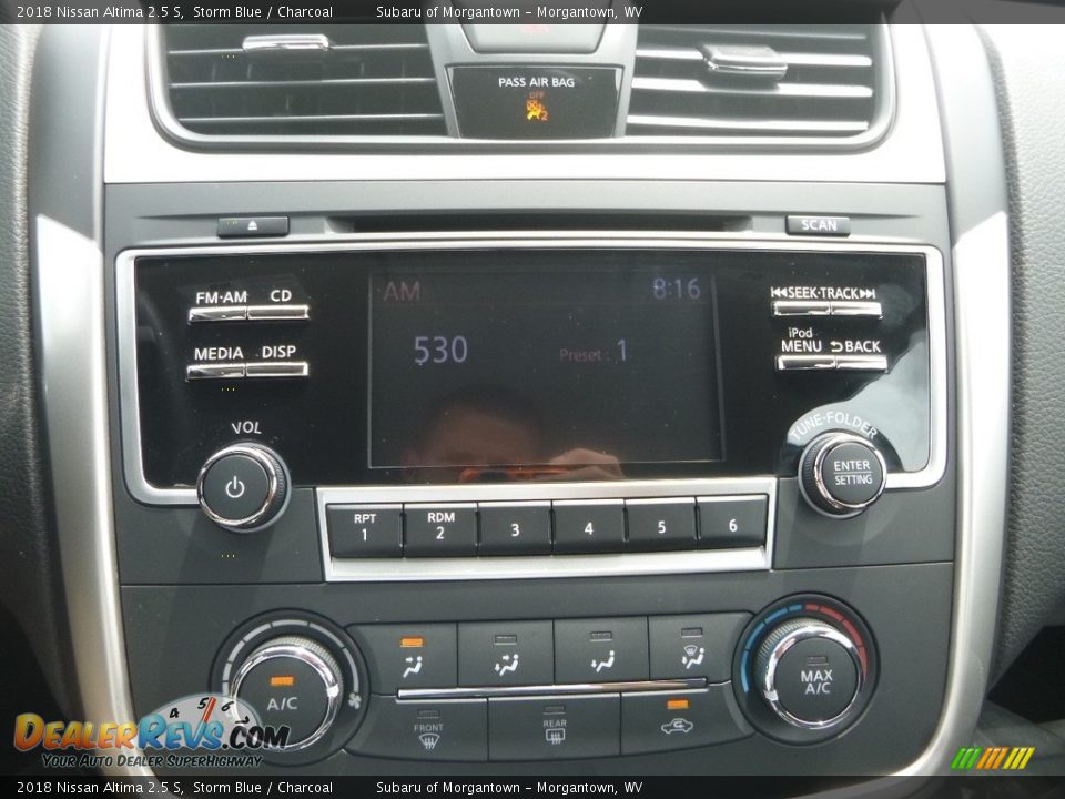 2018 Nissan Altima 2.5 S Storm Blue / Charcoal Photo #17