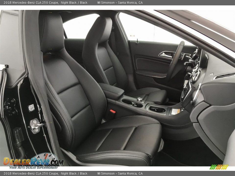 2018 Mercedes-Benz CLA 250 Coupe Night Black / Black Photo #2