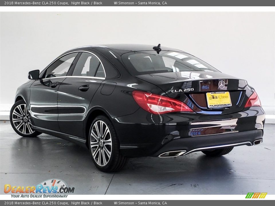 2018 Mercedes-Benz CLA 250 Coupe Night Black / Black Photo #3