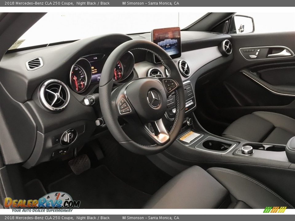 2018 Mercedes-Benz CLA 250 Coupe Night Black / Black Photo #5