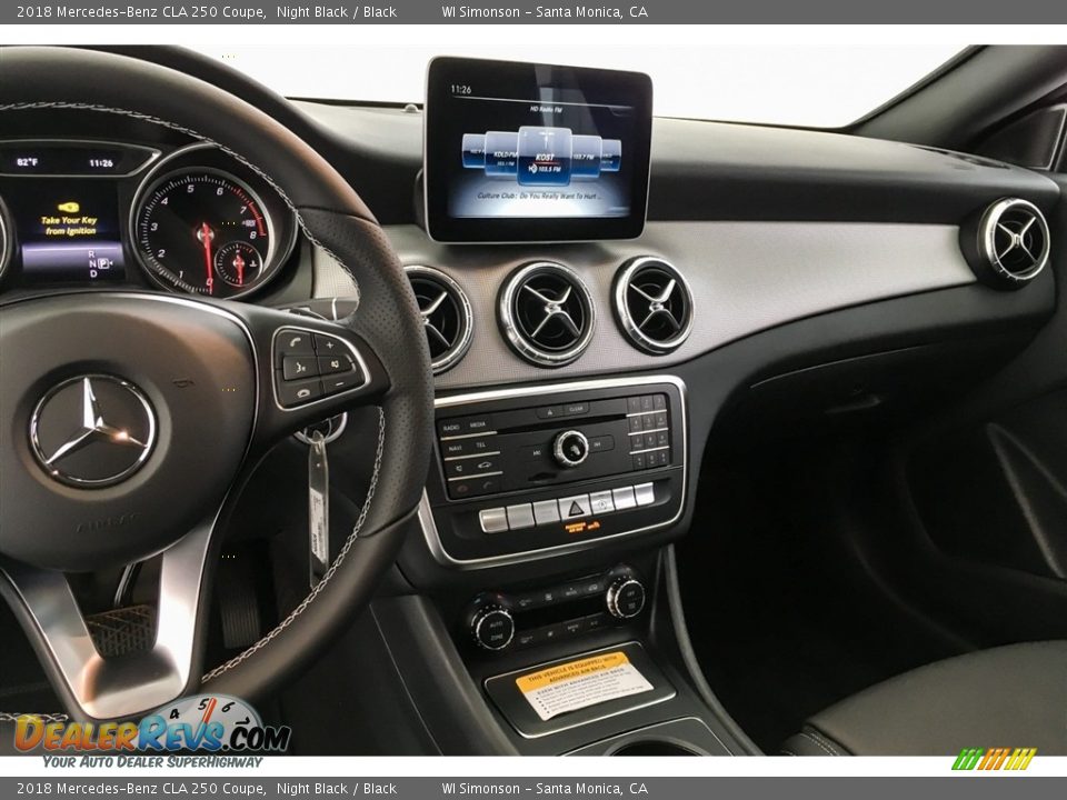 2018 Mercedes-Benz CLA 250 Coupe Night Black / Black Photo #6