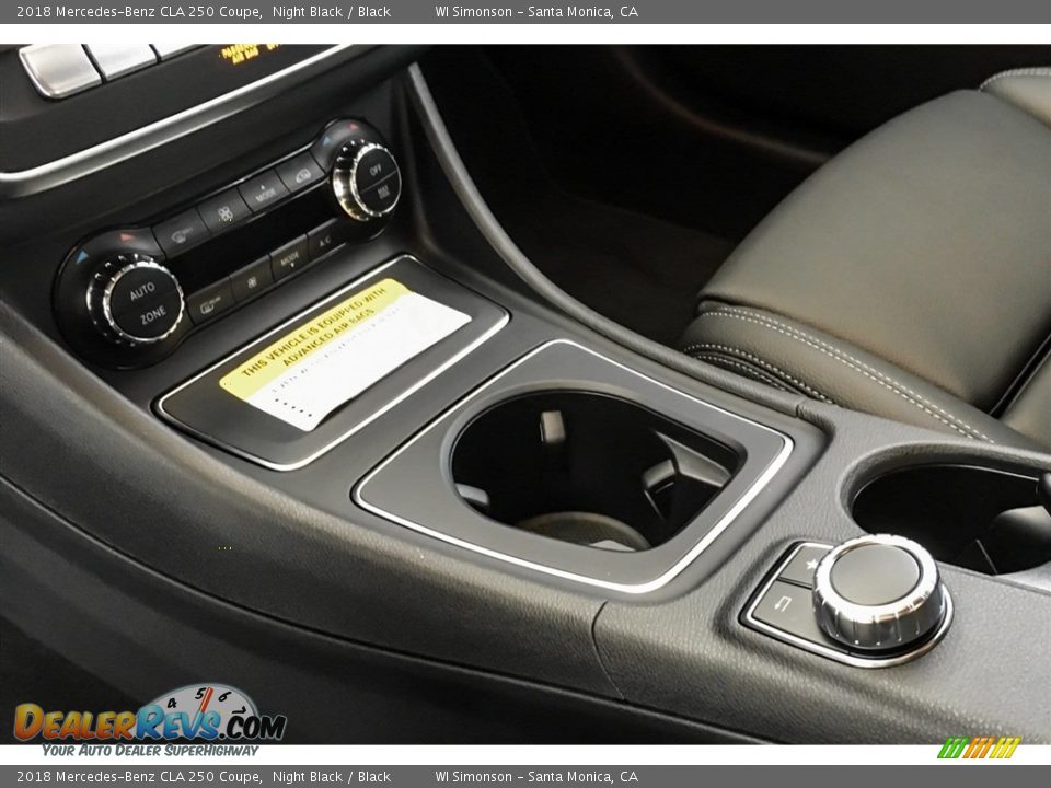 2018 Mercedes-Benz CLA 250 Coupe Night Black / Black Photo #7
