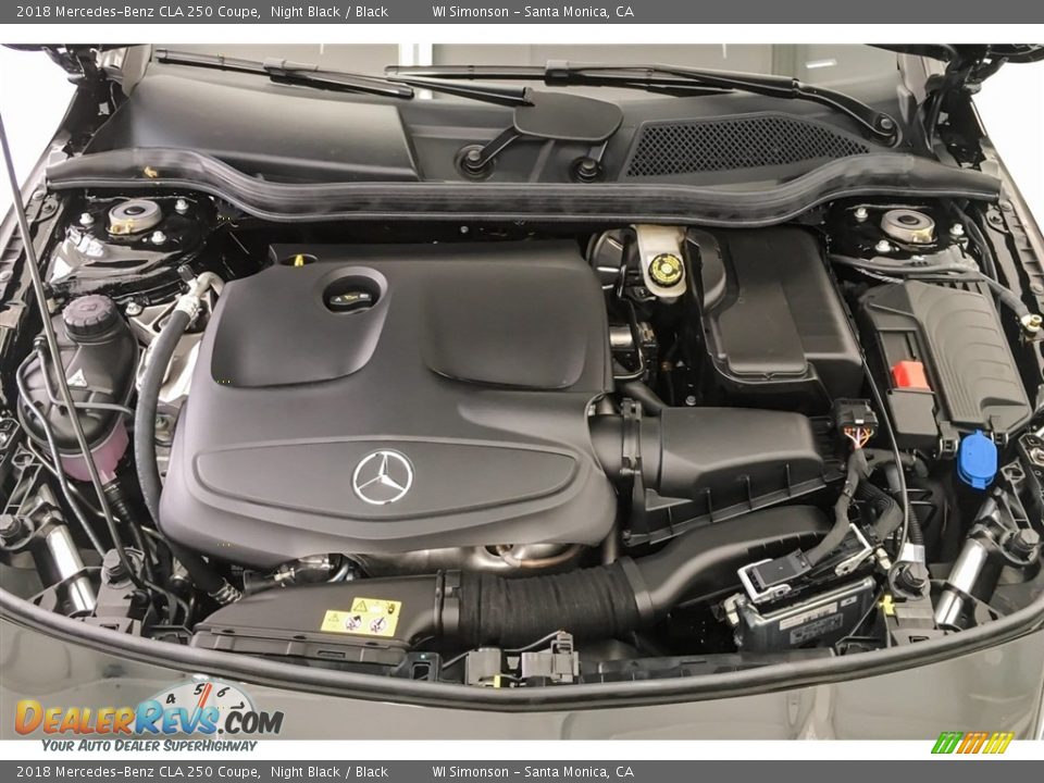 2018 Mercedes-Benz CLA 250 Coupe Night Black / Black Photo #8