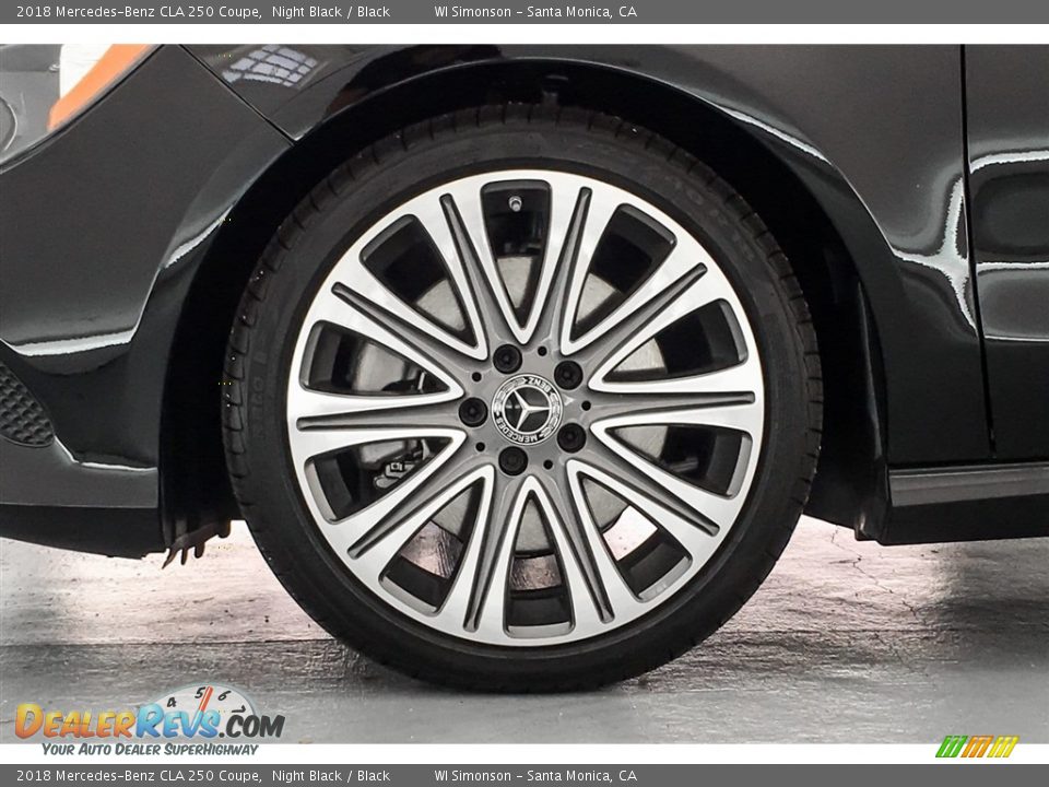 2018 Mercedes-Benz CLA 250 Coupe Night Black / Black Photo #9