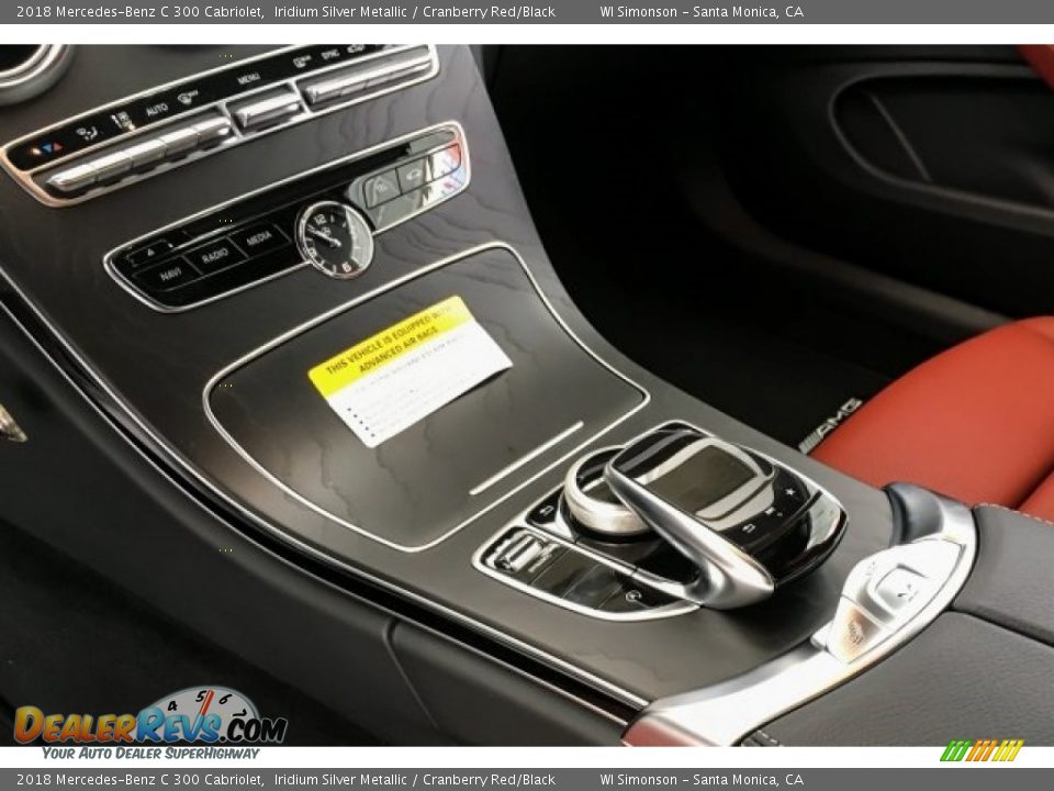 2018 Mercedes-Benz C 300 Cabriolet Iridium Silver Metallic / Cranberry Red/Black Photo #7