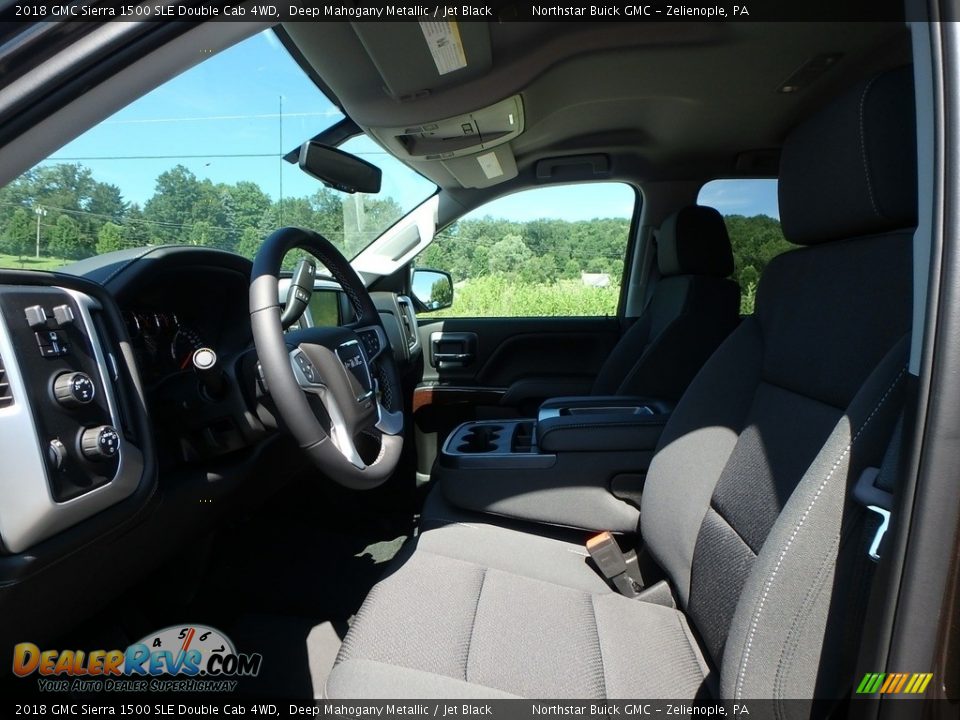 2018 GMC Sierra 1500 SLE Double Cab 4WD Deep Mahogany Metallic / Jet Black Photo #10