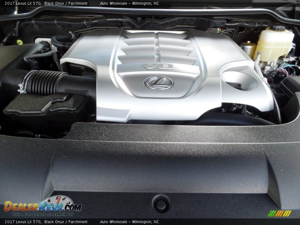 2017 Lexus LX 570 Black Onyx / Parchment Photo #6