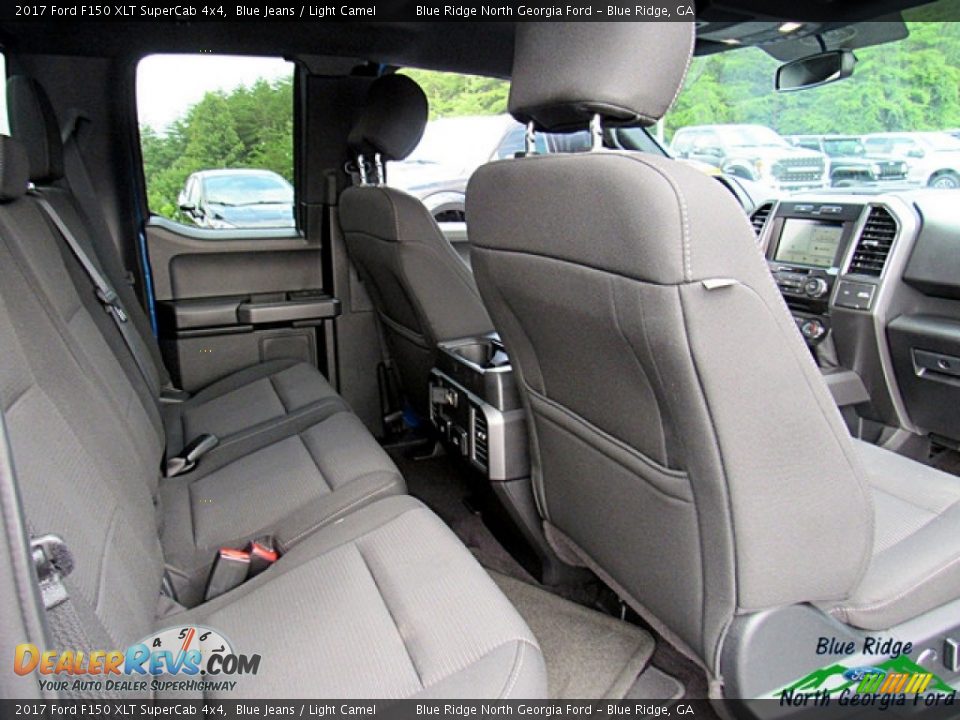2017 Ford F150 XLT SuperCab 4x4 Blue Jeans / Light Camel Photo #13