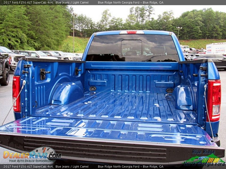 2017 Ford F150 XLT SuperCab 4x4 Blue Jeans / Light Camel Photo #15