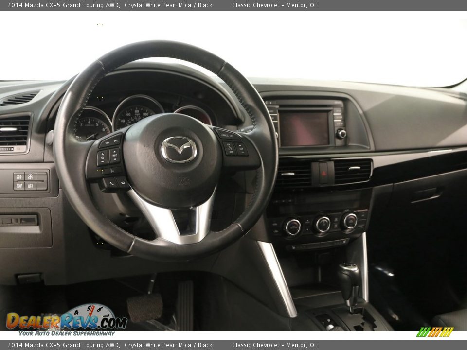 2014 Mazda CX-5 Grand Touring AWD Crystal White Pearl Mica / Black Photo #6
