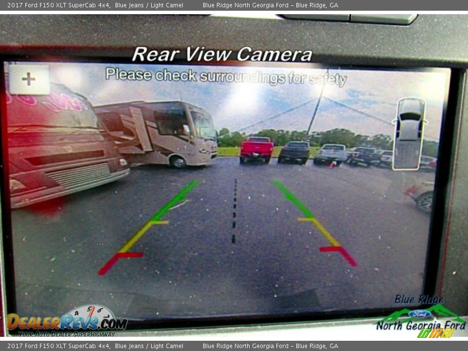 2017 Ford F150 XLT SuperCab 4x4 Blue Jeans / Light Camel Photo #20